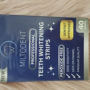 Brand New MILTODENT PROFESSIONAL TEETH WHITENING STRIPS-40CT